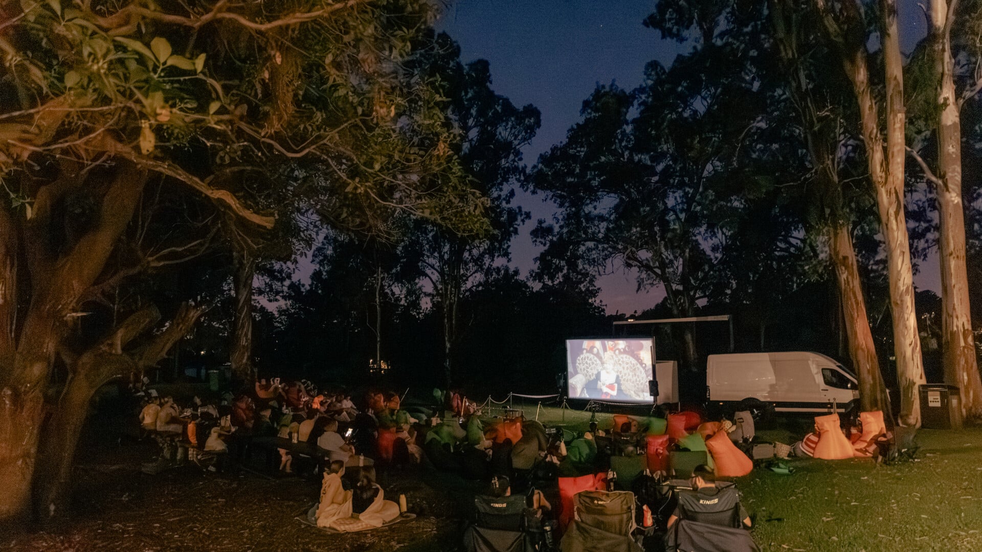 Families enjoying an evening at Lone Pine Koala Sanctuary